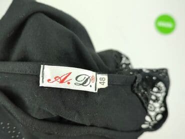 czarne bluzki duże rozmiary: Adl, Bluzka damska, rozmiar 4XL — 5