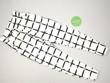 baloon jeans: Material trousers for women, size S — 2