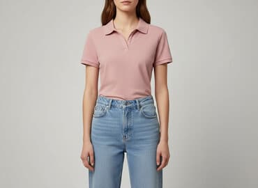 forever 21 t shirts: Tessentials, Women`s polo shirt, size S — 6