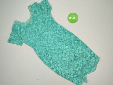 miętowa sukienka z koronki: Sukienka damska, rozmiar S — 2