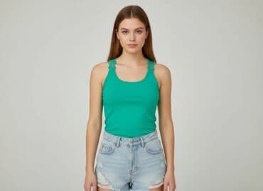 koszulka bez pleców: Top damski, rozmiar S — 1