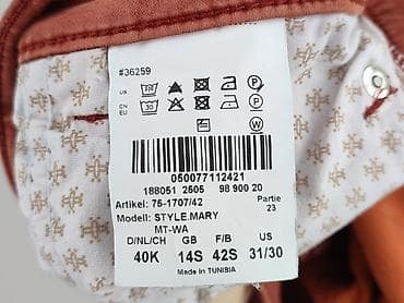 levis strauss jeans: BRAX, Spodnie materiałowe damskie, rozmiar L — 5