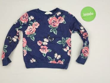 sweter hello kitty h: Sweatshirt, H&M, 5-6 years, 110-116 cm, condition - Perfect — 2