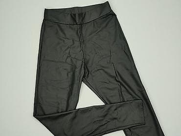 Women's Clothing: Leggings Eco-leather for women, size XL — 1