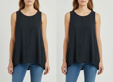 bluzka z dlugim rekawem czarna: Masai, Top damski, rozmiar L — 6