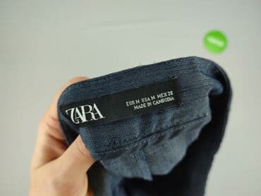 Ubrania damskie: Zara, Spodnie materiałowe damskie, M — 4