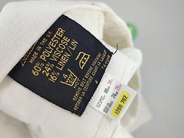 benetton len: Spodnie materiałowe damskie, rozmiar L — 4