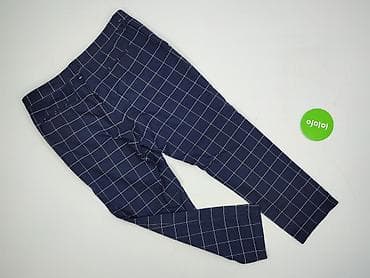 mango tshirt: Męskie spodnie ZARA MAN w kratę windowpane. - Kolor: granatowy z — 3