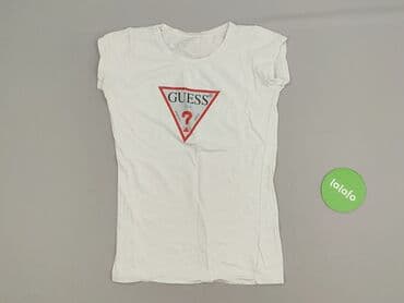 białe t shirty guess: T-shirt damski, rozmiar S — 2