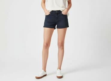 krótkie spodenki na motocykl: Topshop Moto, Szorty damskie, rozmiar M — 6