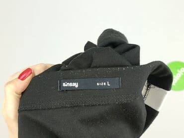 czarna sportowa spódnica: Sinsay, Spódnica damska, rozmiar L — 4