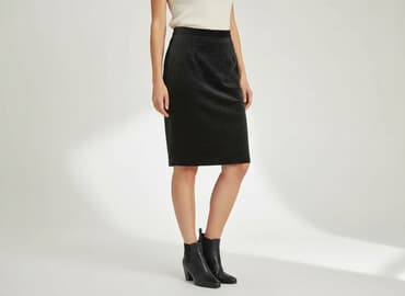 welurowa spódnice midi: Spódnica damska, rozmiar XS — 1