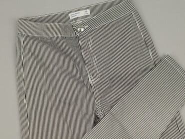 sinsay czarne spodnie z wysokim stanem: Spodnie materiałowe damskie, rozmiar S — 8