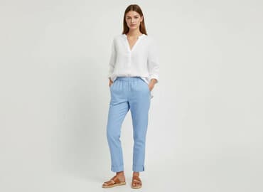 spodnie moro dresy: Cam Cam Copenhagen, Spodnie materiałowe damskie, rozmiar L — 6