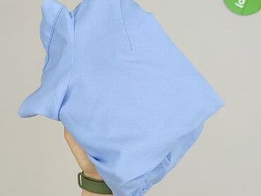 niebieska satynowa sukienka zara: In Vogue, Bluzka damska, rozmiar S — 6