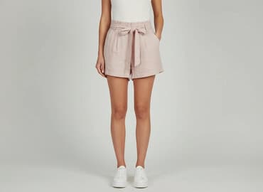 krótkie spodenki różowe: Szorty damskie, rozmiar M — 5