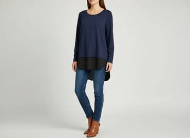 granatowe bluzki: BYoung, Bluzka damska, rozmiar S — 7