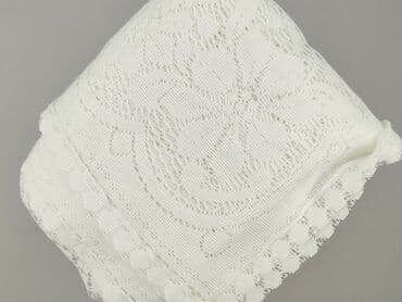 Home Decor: Biały koc z dzianiny o prostokątnym kształcie, idealny do użytku w — 3