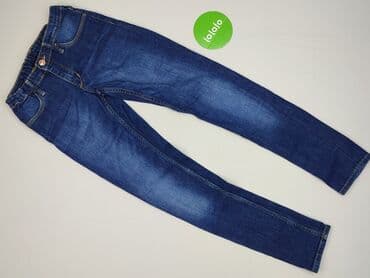 spodnie woskowane beige: Spodnie jeansowe, H&M, 12 lat, 152, stan - Bardzo dobry — 2