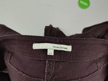 woskowane legginsy z wysokim stanem zara: River Island, Spodnie damskie, rozmiar L — 4