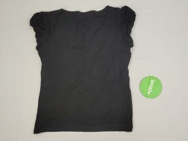 czarne t shirty damskie w serek: Next, T-shirt damski, rozmiar XL — 3