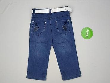 spodnie 146 dziewczynka: Spodnie jeansowe, 10 lat, 140, stan - Idealny — 3
