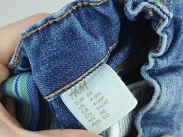 flared jeans: Spodnie jeansowe, H&M, 3-6 miesięcy, stan - Bardzo dobry — 4