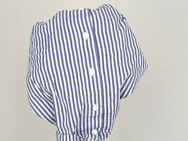 biała bluzka w granatowe paski: Bluzka damska, rozmiar XS — 6