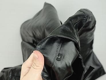 leather jacket: Męska kurtka skórzana, rozmiar L — 5