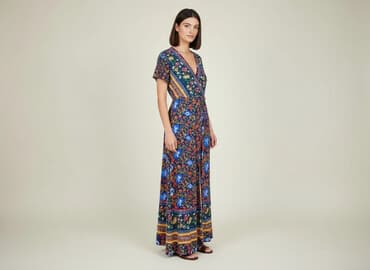 kombinezon damski dzwony: Sukienka damska, rozmiar S — 5