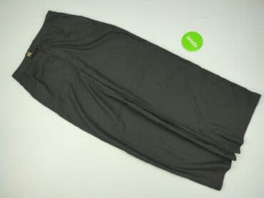 szerokie czarne spodnie sinsay: Spodnie materiałowe damskie, M — 2