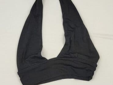 czarne t shirty damskie w serek: Top damski, rozmiar S — 1