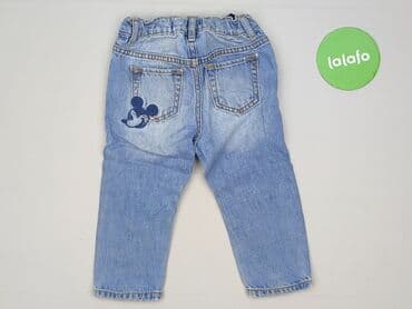 puszysta torebka: Spodnie jeansowe, Disney, 1.5-2 lat, 92, stan - Bardzo dobry — 3