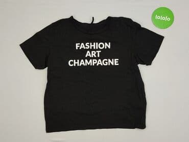 czarne t shirty ze złotym nadrukiem: T-shirt damski, rozmiar M — 3