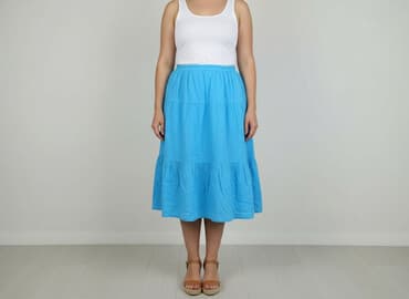 długie plisowane spódnice maxi: Spódnica damska, rozmiar 3XL — 1