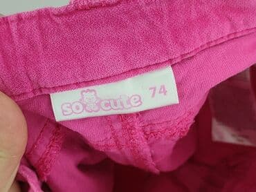 spodnie hello kitty czarne: Baby material trousers, 6-9 months, 68-74 cm, So cute, condition - Perfect — 4