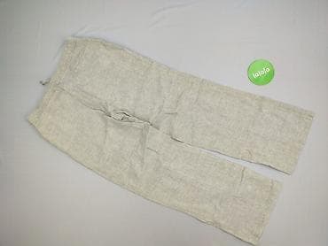 spodnie ze stringami: Spodnie materiałowe damskie, rozmiar 4XL — 3