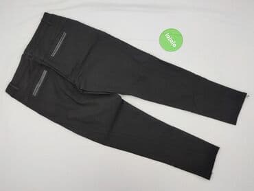 czarne spodnie z wysokim stanem reserved: Fransa, Spodnie materiałowe damskie, M — 3