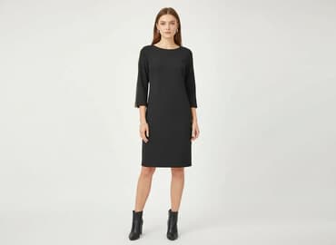 sukienka i długie kozaki: Women`s dress, size S — 1