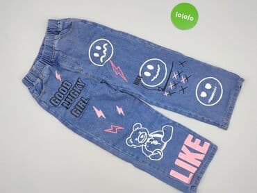 spodnie hello kitty dla par: Spodnie jeansowe, 9 lat, 128/134, stan - Idealny — 2