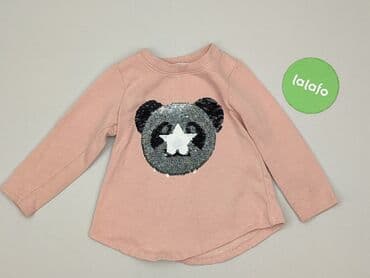 koszulka na 4 urodziny: Sweatshirt, Fox&Bunny, 1.5-2 years, 86-92 cm, condition - Very good — 2