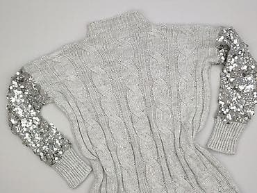 czarne nitki w mango: Sweter damski, rozmiar One size — 1