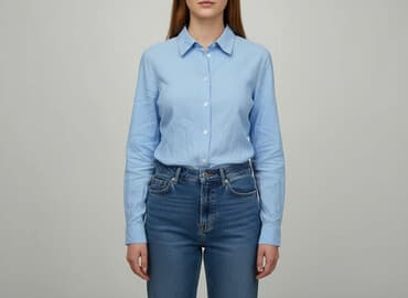 c a koszula lniana damska: Koszula damska, rozmiar M — 1