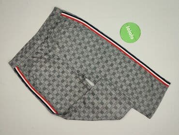 legginsy woskowane wysoki stan: Material trousers for women, size 4XL (EU 48) — 2