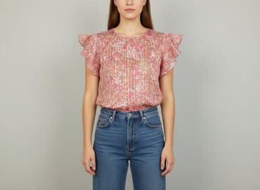 paski do sukienek ozdobne: Bluzka damska, rozmiar M — 6