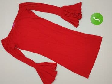 czerwona sukienka czarne rajstopy: Dolls, Sukienka damska, S — 2