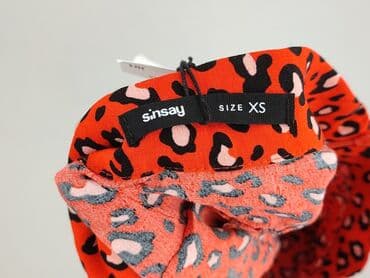 czerwone sandały na słupku ccc: Sinsay, Spódnica damska, XS — 4