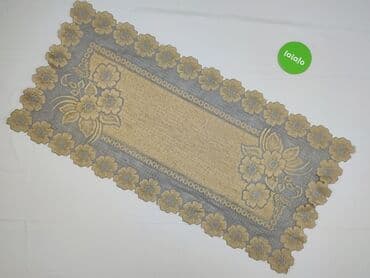 obrusy liliowe: Obrus 45 x 90, kolor - Złoty, stan - Idealny — 3