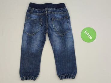 spodnie woskowane wysoki stan: Spodnie jeansowe, DenimCo, 2-3 lat, 92/98, stan - Bardzo dobry — 3