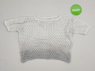 bluzka sweterkowa damska z krótkim rękawem: Sweter damski, rozmiar XL — 3